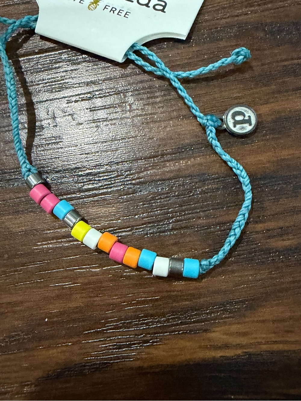 Pura Vida Women's Blue & Beaded Adjustable Bracelet - Picture 2 of 6